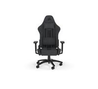 CORSAIR - Chaise bureau - Fauteuil Gaming - TC100 RELAXED - Tissu - Ergonomique - Accoudoirs réglables - Noir/Gris - (CF-901005 - Neuf