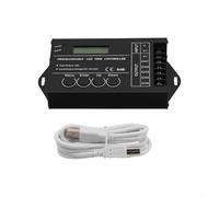 TC420 Programmable pour contrôleur de temps pour éclairage LED avec sortie 5 canaux DC12 24 V Compatible avec les systèmes LED RGBW et monochromes dans divers scénarios d'éclairage