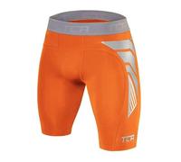 TCA Carbon Force Short Thermique Couche de Base de Compression pour Garçon et Garcon - Orange, 10-12 Ans