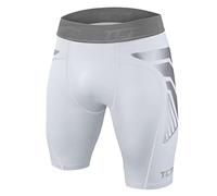 TCA Carbon Force Short Thermique Couche de Base de Compression pour Homme - Blanc, XL
