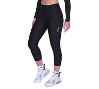 TCA Collant de Cyclisme 3/4 Rembourré pour Femmes, Short de Vélo à Taille Haute Respirant avec Poches, Anti-Dérapant et Séchage Rapide