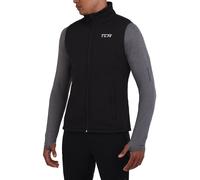 TCA Coupe-Vent de Course et Vélo Très Léger pour Homme avec Poches Zippées - Noir, L