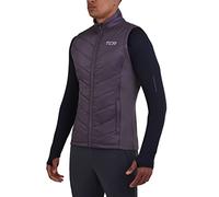 TCA Excel Runner Doudoune de Course à Pied Légère Thermique Gilet Sans Manche Bodywarmer avec Poches Zippées pour Homme - Violet, S