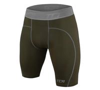 TCA Garçon Pro Performance Collant de Compression Short pour Course - Forest