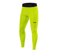 TCA Garçon Pro Performance Leggings Thermique Baselayer Pantalon - Vert Clair, 10-12 Ans
