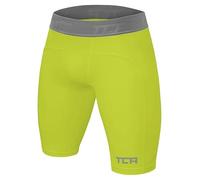 TCA Homme & Garçon Pro Performance Collant de Compression Short pour Course - Vert Clair, 12-14 Ans