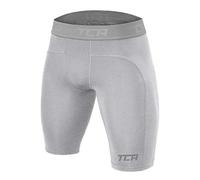 TCA Homme Pro Performance Collant de Compression Short pour Course - Gris Clair, XL
