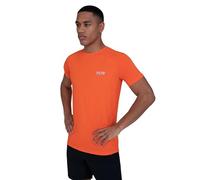 TCA Homme Stamina T-Shirt De Course Léger à Manches Courtes avec Poche Zippée - Rouge, XL