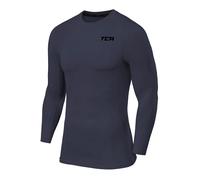 TCA Hommes Pro Performance Haut de Compression à Manches Longues - Gris Foncé, S