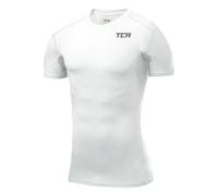 TCA HyperFusion sous T-Shirt Manches Courtes Couche de Base de Compression pour Homme - Blanc, M