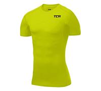 TCA HyperFusion sous T-Shirt Manches Courtes Couche de Base de Compression pour Homme - Vert Clair, M