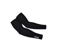 TCA Manches avec UPF 50+, Anti-Dérapant, Manchettes Tout-Saison pour Hommes et Femmes Respirantes pour le Cyclisme, la Course, les Jeux, Manche de Compression - Noir, M