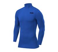 TCA Pro Performance T-Shirt de Compression Couche de Base Manches Longues pour Le Sport Tee-Shirt Thermique Garçon - Bleu Brillant, XL Garçon (12 à 14 Ans)