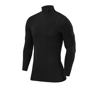 TCA Pro Performance T-Shirt de Compression Couche de Base Manches Longues pour Le Sport Tee-Shirt Thermique Garçon - Noir, XL Garçon (12 à 14 Ans)