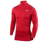 TCA Pro Performance T-Shirt de Compression Couche de Base Manches Longues pour Le Sport Tee-Shirt Thermique Garçon - Rouge (Ancien), XL Garçon (12 à 14 Ans)