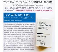 Tca Pure Tca Peel Solution Pour Les Dommages Causés Par Le Soleil,Les Ridules Déforment Le Teint Irrégulier De La Peau,Le Fuchsia Agrandi - Type 5ml Tca 30