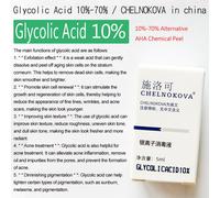 Tca Pure Tca Peel Solution Pour Les Dommages Causés Par Le Soleil,Les Ridules Déforment Le Teint Irrégulier De La Peau,Le Fuchsia Agrandi - Type 5ml Glycolic Acid 10
