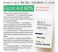 Tca Pure Tca Peel Solution Pour Les Dommages Causés Par Le Soleil,Les Ridules Déforment Le Teint Irrégulier De La Peau,Le Fuchsia Agrandi - Type 5ml Glycolic Acid 60