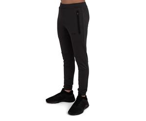 TCA Rapid Pantalon de Survêtement Fuselé Jogging Quickdry avec Poches Zippées pour Garcon - Gris, 12-14 Ans