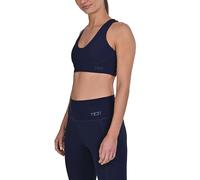 TCA Soutien-Gorge de Sport Racerback pour Femmes avec Coussinets Amovibles, sans Armature, Confort de Soutien Racer Back sans Couture - Brassière de Sport pour Yoga -Navy Blazer, XL