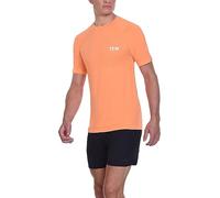 TCA SuperKnit Engineered T-Shirt de Sport et Running pour Homme - Orange, M