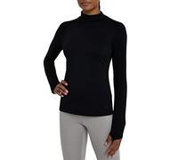 TCA SuperThermal Haut de Sport Couche de Base Performance T-Shirt à Manches Longues pour la Course ou la Musculation pour Femme - Noir, L