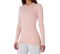 TCA SuperThermal Maglia Termica Donna Manica Lunga - Intimo Termico Donna Invernale - Maglietta Termica Sportiva - Maglie Termiche - Maglia Intima Quickdry - Rose Clair, XL