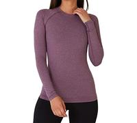 TCA SuperThermal Maglia Termica Donna Manica Lunga - Intimo Termico Donna Invernale - Maglietta Termica Sportiva - Maglie Termiche - Maglia Intima Quickdry - Violet, XL