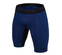 TCA SuperThermal sous Short Thermique Couche de Base de Compression pour Homme - Bleu/Noir, M