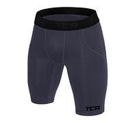 TCA SuperThermal sous Short Thermique Couche de Base de Compression pour Homme - Gris Foncé, XXL