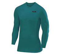 TCA SuperThermal T-Shirt Thermique Manches Longues Couche de Base de Compression pour Le Football et la Course pour Homme - Vert, M
