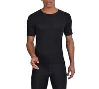 TCA T-Shirt sous-vêtement de Cyclisme à Manches Courtes pour Homme - Haut en Mesh d'Été pour Cyclisme - T-Shirt Base Layer Respirant - Black Stealth, XL
