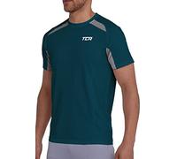 TCA T Shirt Sport Homme - Tee Shirt Homme Sport Respirant à Manches Courtes avec Performance Quickdry - T Shirt Homme Sport pour Running Musculation - Vert, M