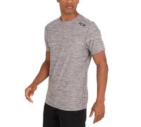 TCA Galaxy T-Shirt Manches Courtes Sport & Running pour Homme - Gris, M