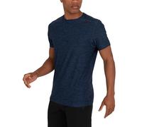 TCA Tee Shirt Sport Homme - T Shirt Sport Homme à Manches Courtes pour Musculation Running - Tshirt Sport Homme Respirant - Bleu Foncé, L