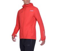 TCA Veste Softshell de Course à Pied pour Hommes. Veste Réfléchissante, Respirante et Compacte avec Poches Zippées - Rouge, XL