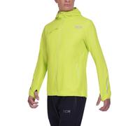 TCA Veste Softshell de Course à Pied pour Hommes. Veste Réfléchissante, Respirante et Compacte avec Poches Zippées - Vert Clair, S