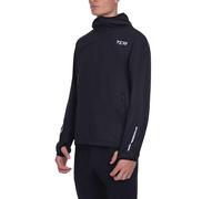 TCA Veste Softshell de Course à Pied pour Hommes. Veste Réfléchissante, Respirante et Compacte avec Poches Zippées - Noir, XXL