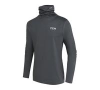 TCA Warm-Up T-Shirt de Sport et Thermique Running Tee-Shirt à Col Roulé pour Garçon - Vert Foncé, M Garçon (8 à 10 Ans)