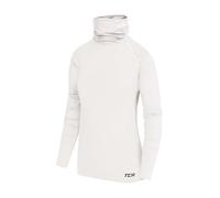 TCA Warm-Up T-Shirt de Sport et Thermique Running Tee-Shirt à Col Roulé pour Fille - Blanc,8-10 Ans