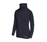 TCA Warm-Up T-Shirt de Sport et Thermique Running Tee-Shirt à Col Roulé pour Fille - Bleu, 12-14 Ans