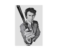 tcagd Clint Eastwood Poster sur toile pour chambre à coucher, bureau, chambre à coucher, cadeau 30 x 45 cm