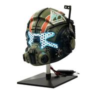 Tcahelly Casque de cosplay Halloween, casque Advanced J Deluxe, masque intégral en résine pour homme, édition collector