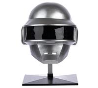 Tcahelly Casque punk de luxe pour homme accessoire de costume de cosplay de fête d'Halloween de festival de musique déguisement pour adultes (Argent)