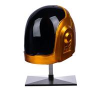 Tcahelly Casque punk de luxe pour homme accessoire de costume de cosplay de fête d'Halloween de festival de musique déguisement pour adultes (Or)