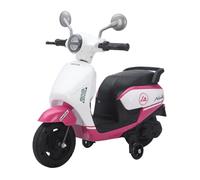 TCARAIWEN Tricycle Enfant, 6 V, Moped, 3 Roues, Moto, Musique, Phares LED, pour Garçons et Filles dès 3 Ans , Rose