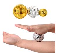 Tcare-1Pair Main Magnétique Thérapie Spiky Boule De Massage Soulagement De La Pression Trigger Point Palm Acupuncture Massage Poche De Massage Balle beauté balle de massage