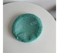 tcax Beret Femme Béret Creux D'Été Mince Respirant Peintre Chapeau À La Mode Douce Dentelle Béret Sombreros De Mujer,Vert,56-58Cm