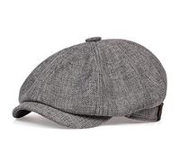 tcax Beret Homme Chapeau De Gavroche Décontracté pour Hommes Femmes Printemps Et Automne Béret Rétro Chapeaux À Visière Chapeaux De Papa Décontractés Sauvages Casquette Octogonale Unisexe