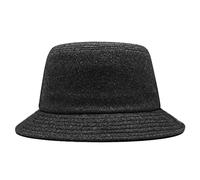 tcax Bob Homme Big Head Hommes Grande Taille Chapeau De Pêcheur Homme Hiver Panama Cap Homme Plus La Taille Feutre Seau Chapeau 56-60Cm 60-65Cm,Gris Foncé,60-65Cm